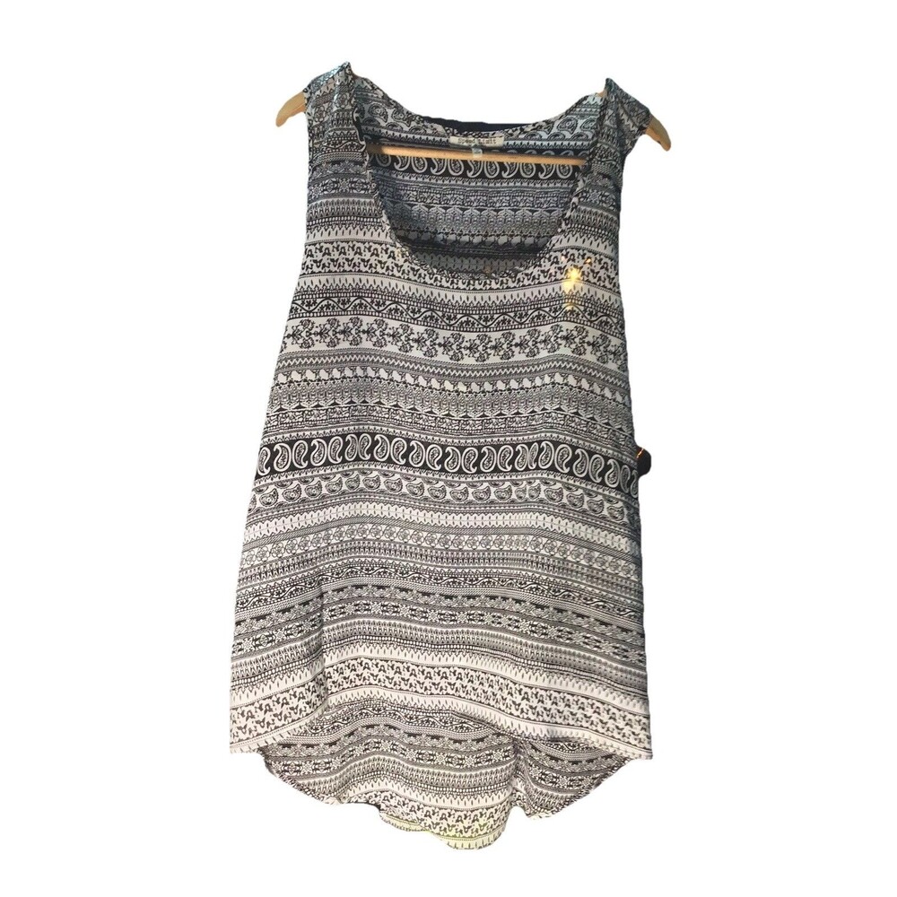 Y2K Whimsygoth Tank Top,Size 3XL, Shear Black And White,Fairy By Speed Limit